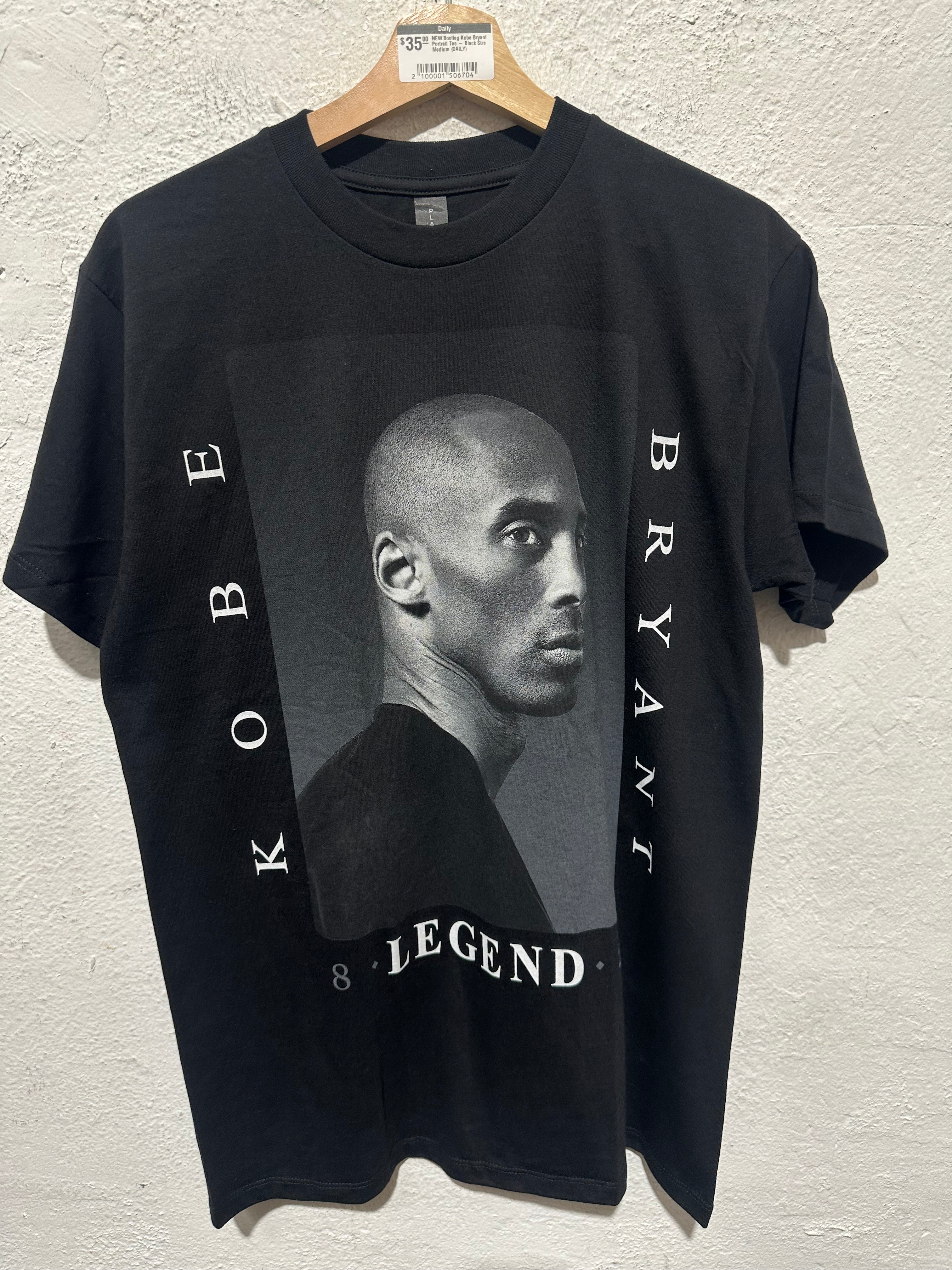 NEW Bootleg Kobe Bryant Portrait Tee - Black