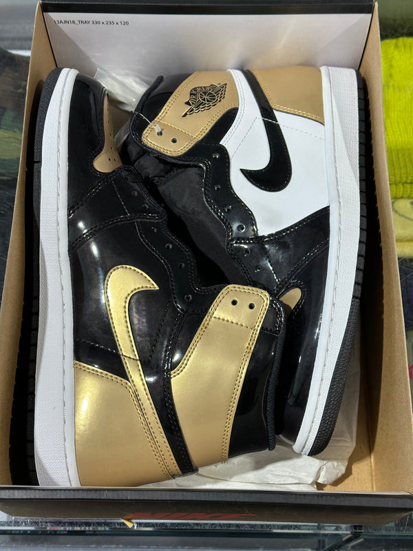 Air Jordan 1 Retro High OG NRG - Gold Toe Size 10