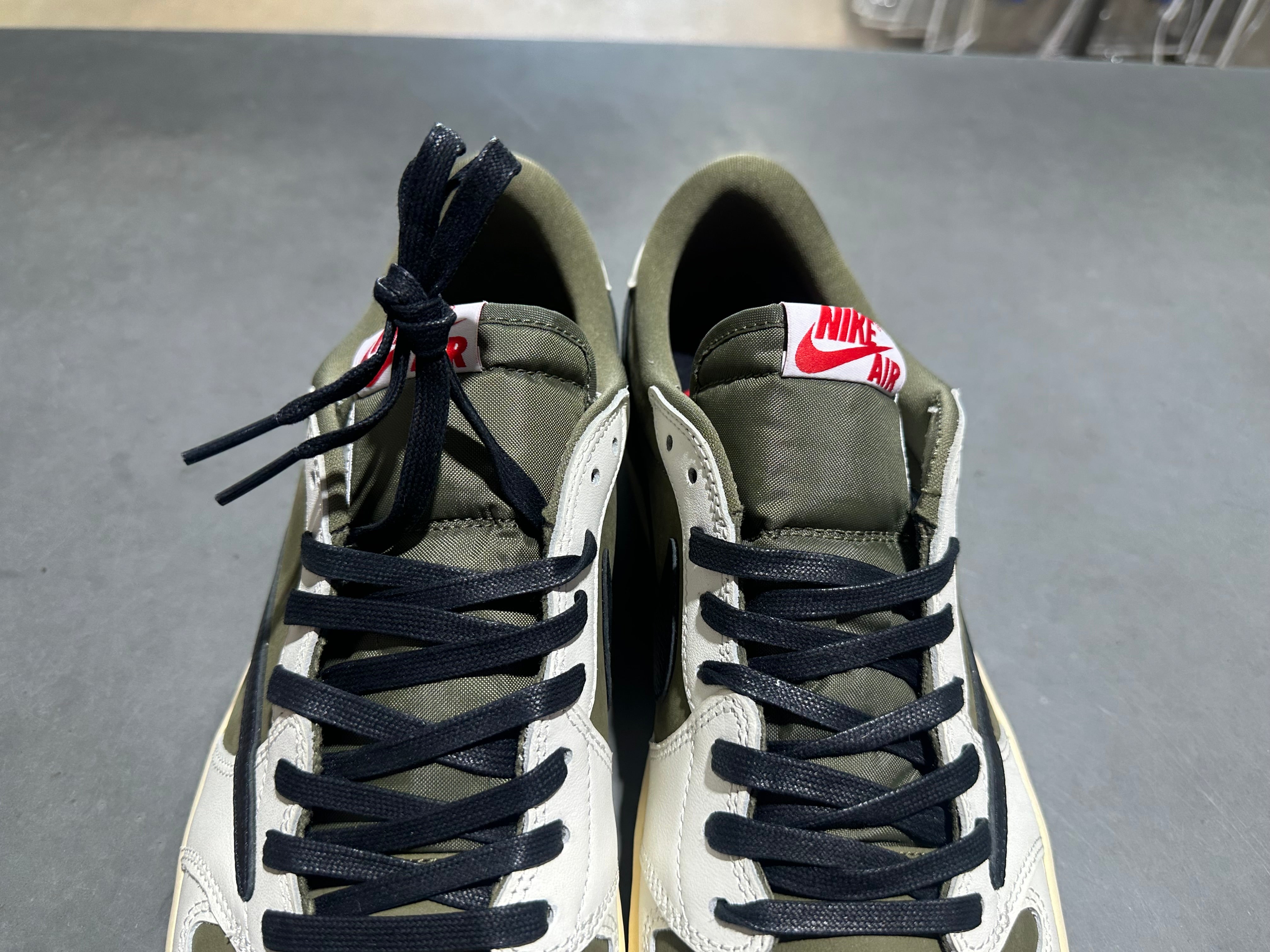 Air Jordan 1 Retro Low OG SP - Travis Scott Medium Olive Size 14