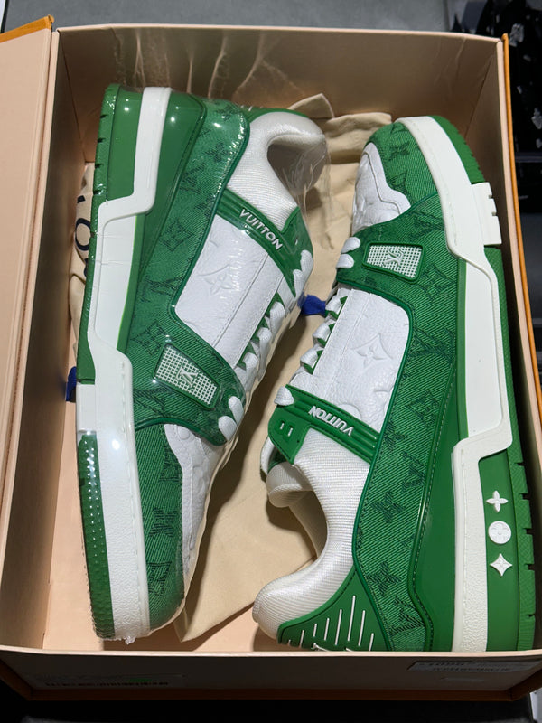 LV Trainer - Green Monogram Size LV11/US12.5