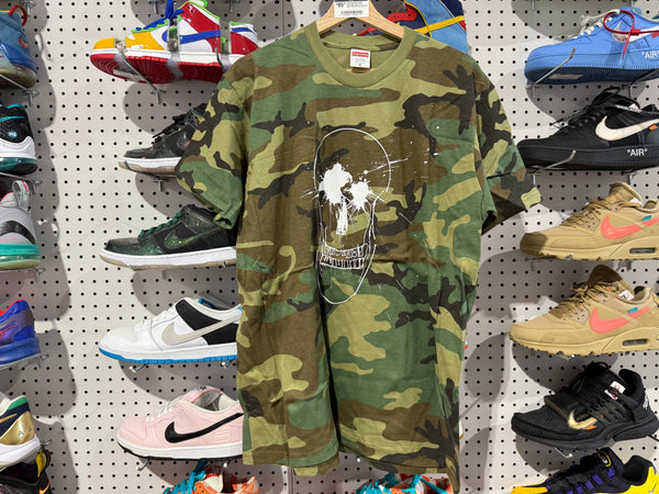 New Supreme Ralph Steadman Skull Tee - Camo Size Medium
