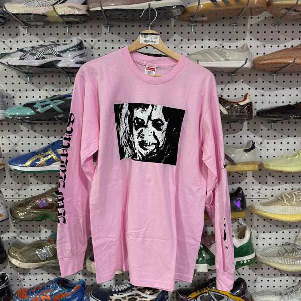 NEW Supreme x The Exorcist Mother LS Tee - Pink Size Small