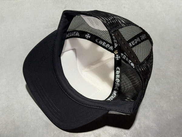 NEW Chrome Hearts CH Hollywood Trucker - White/Black