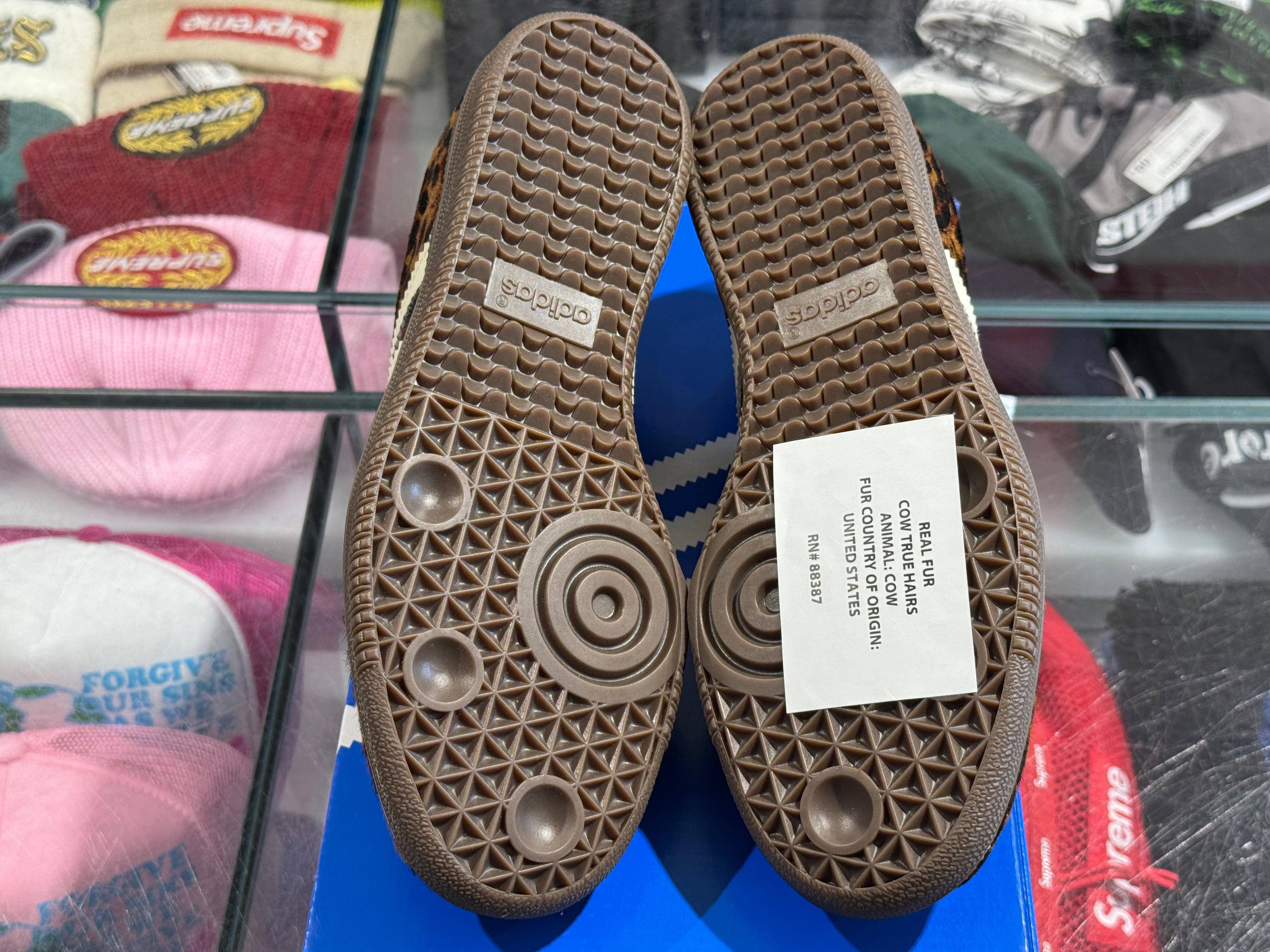 W Adidas Samba OG - Preloved Red Leopard Size 8W/6.5M