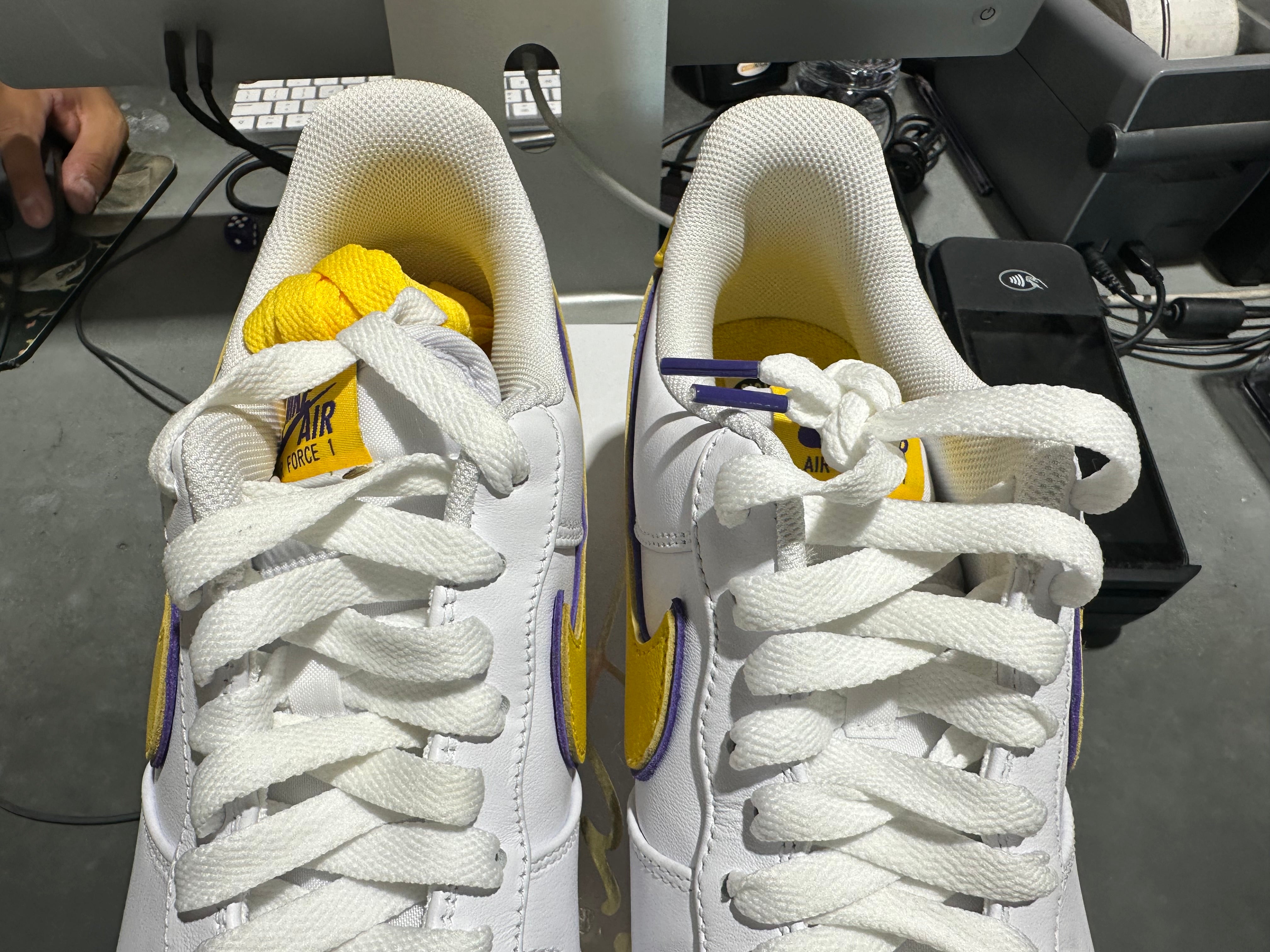 Nike Air Force 1 Low Retro QS KB - Kobe Bryant/White Size 10.5