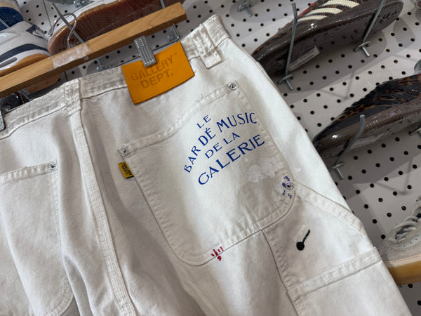 NEW Gallery Department French Carpenter Pants - White Size 33