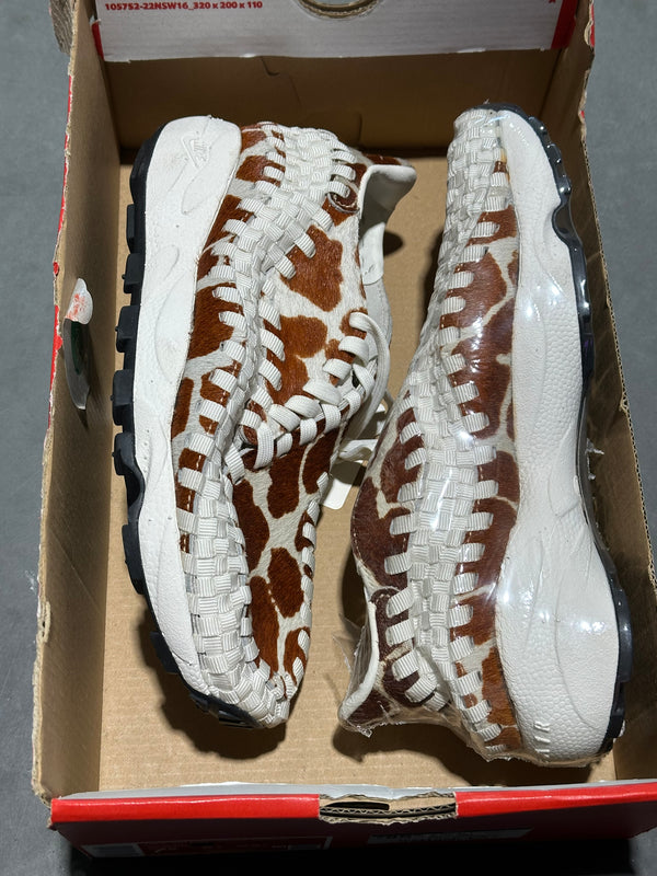 WMNS Nike Air Footscape Woven PRM - Cow Print Size 7.5W/6M