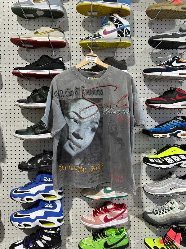 NEW Vale Valley Tour Thrashed Sade Tee - Washed Grey Size Small