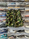 USED Bape Water Shorts - Green Camo Size Large