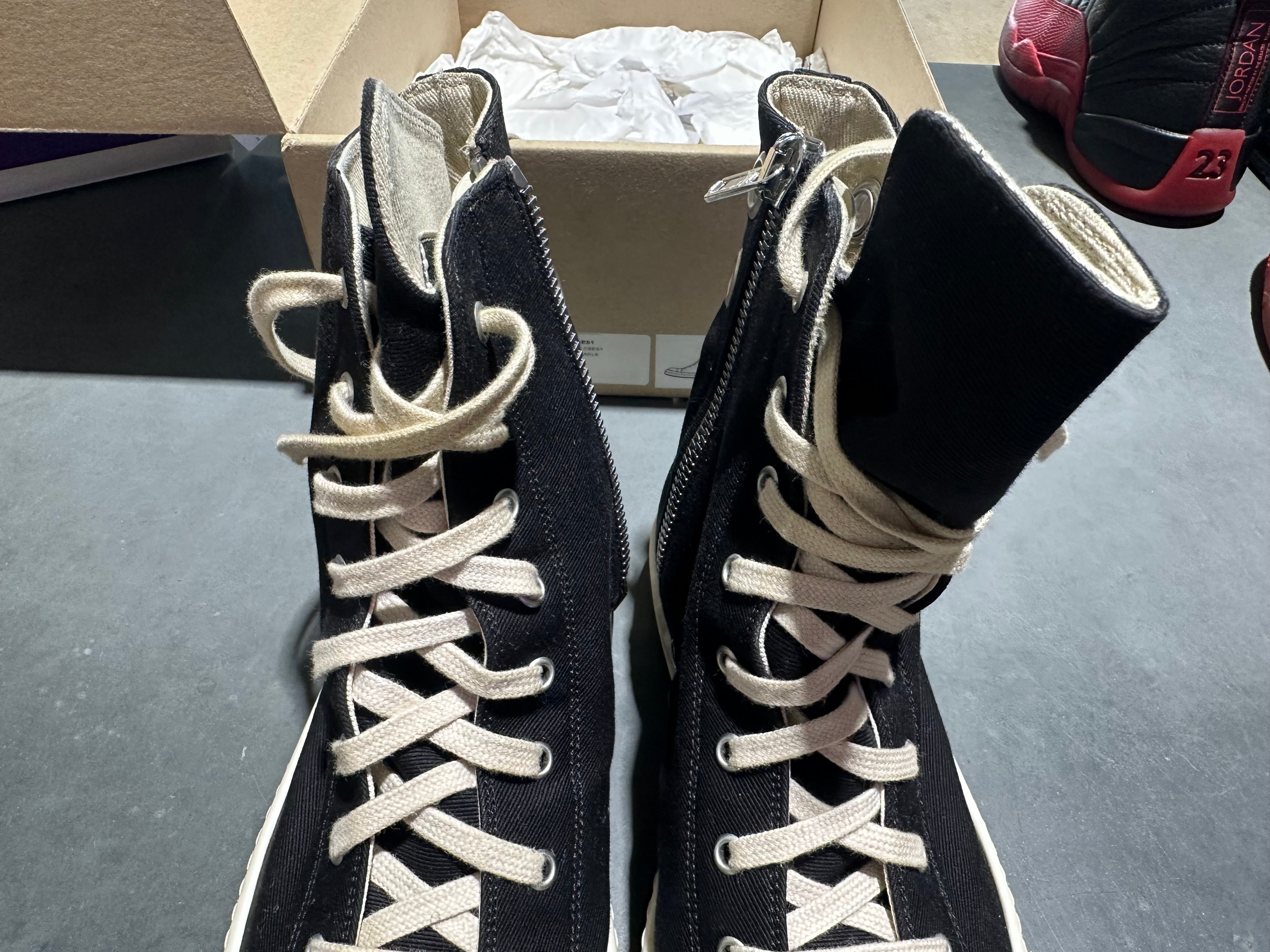 Rick Owens DRKSHDW High Top - Black Size 43EU/9.5US