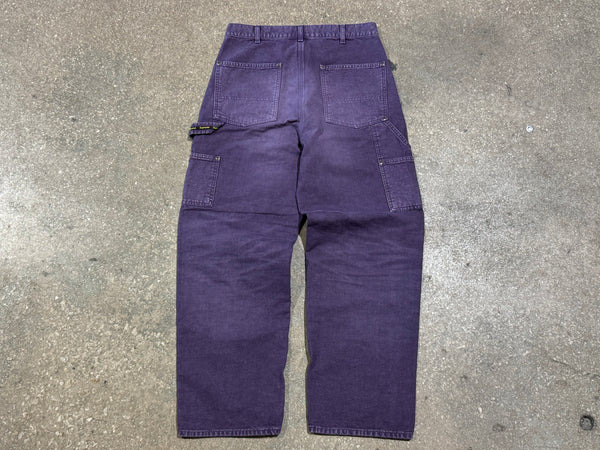 NEW Supreme SS26 Worn Double Knee Painter Pants - Purple Size 30