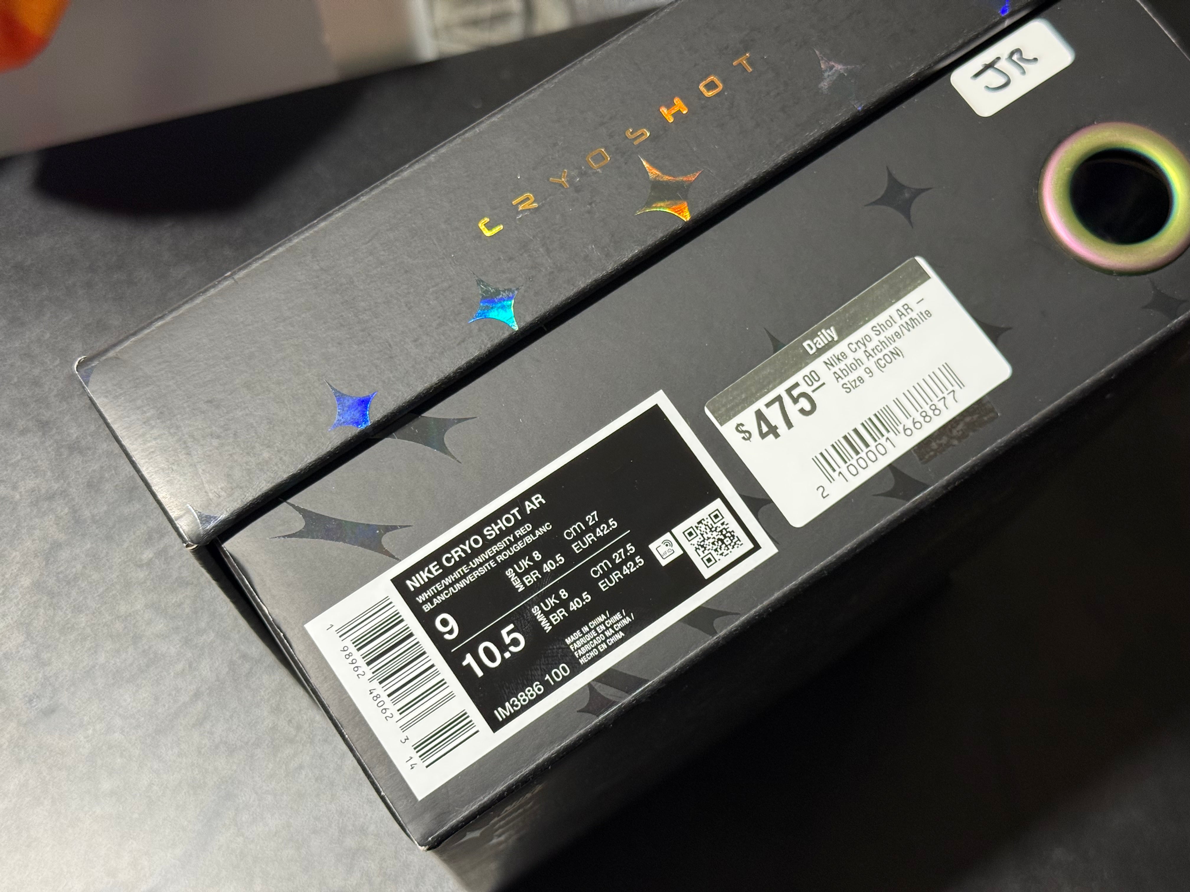 Nike Cryo Shot AR - Abloh Archive/White Size 9