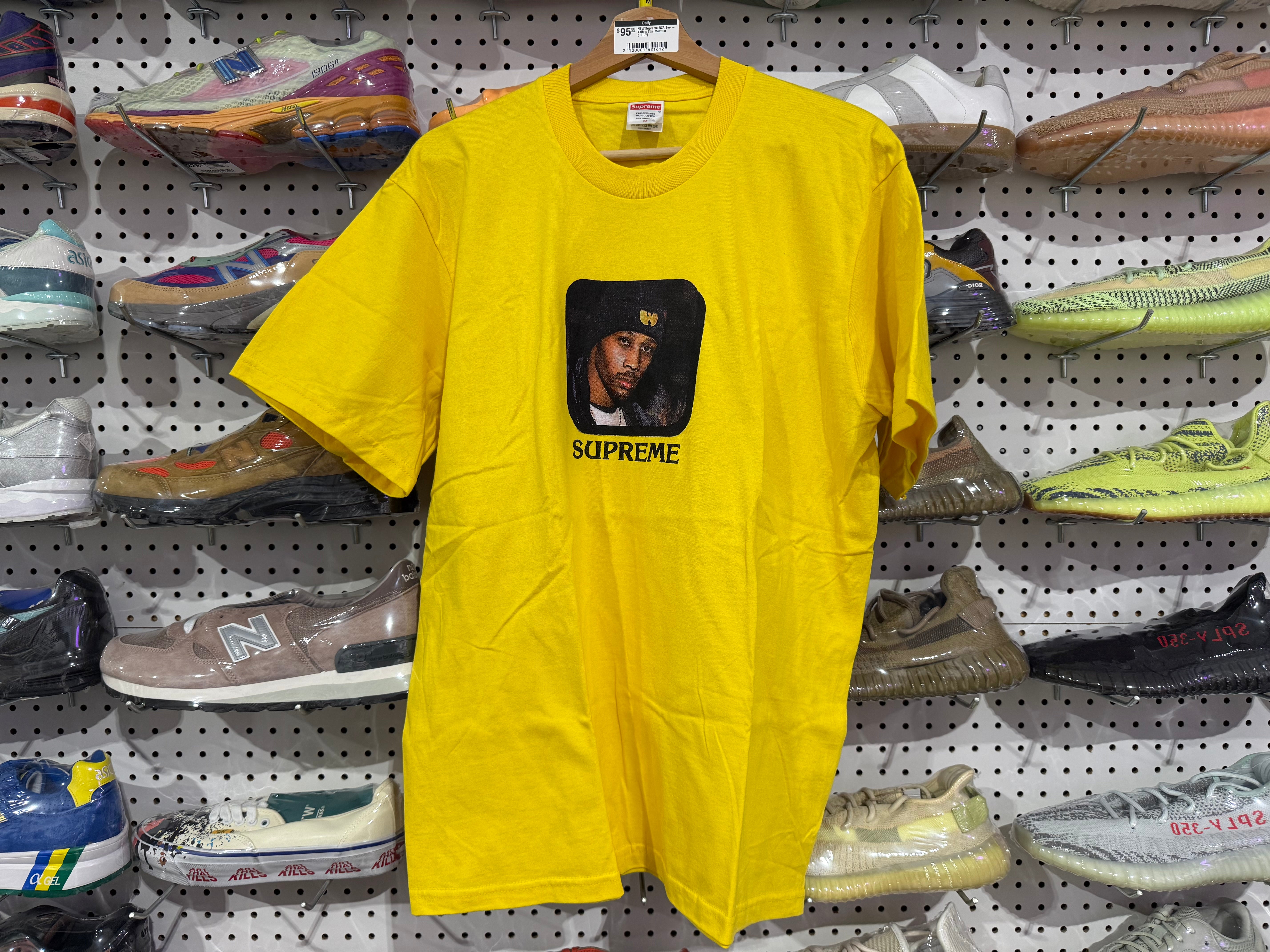 NEW Supreme RZA Tee - Yellow Size XL