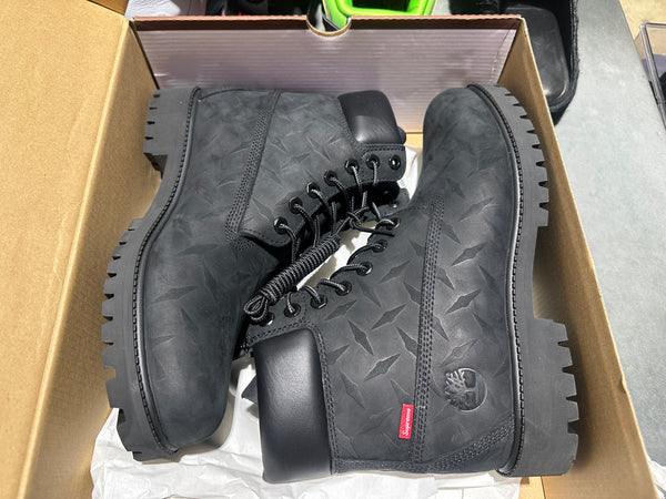 Timberland x Supreme Heritage 6" WP Boot - Black Size 9
