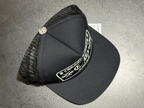 NEW Chrome Hearts Miami Trucker Hat - Black
