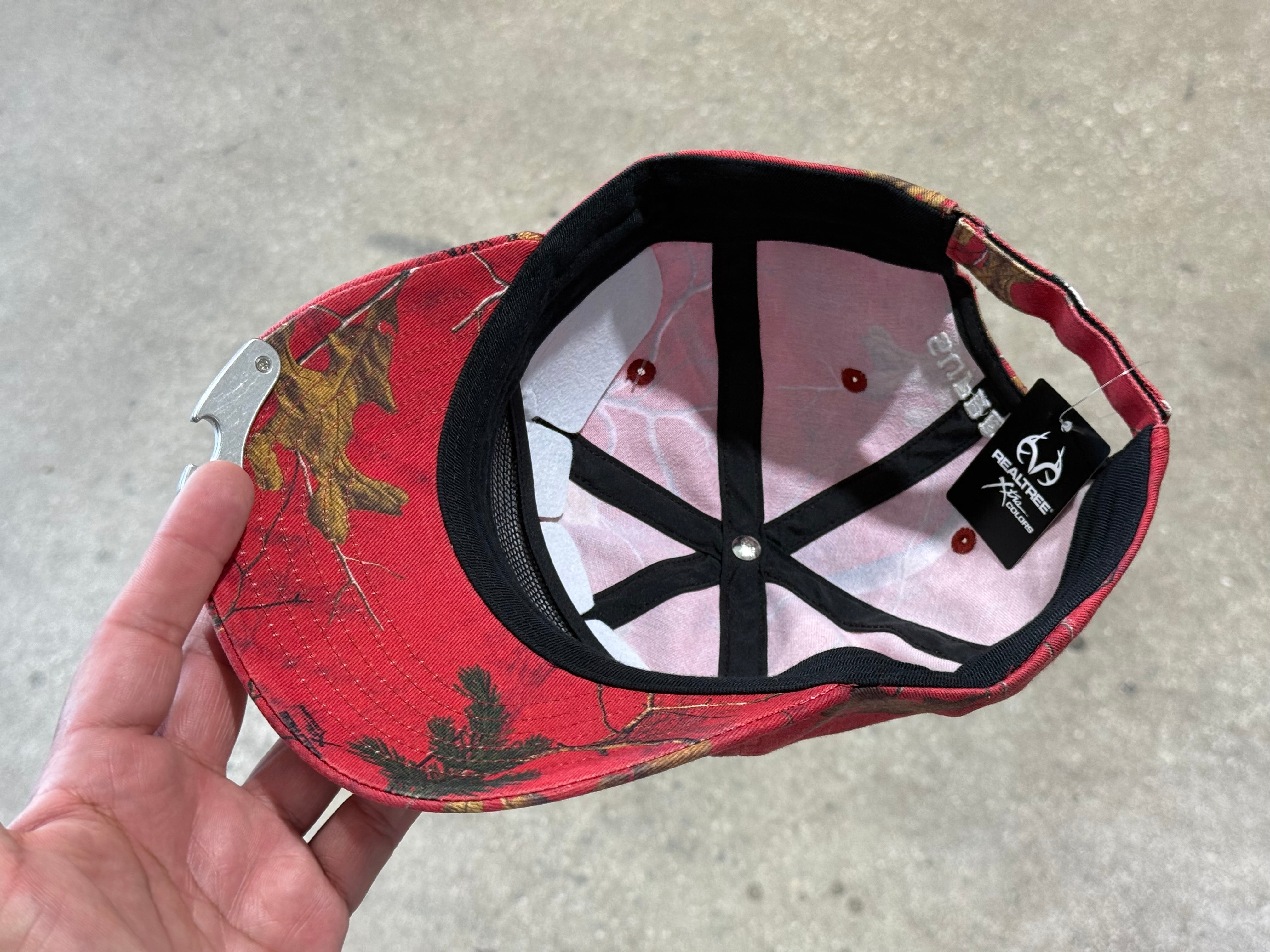 NEW Supreme FW26 Bottle Opener 6 Panel Cap - Red Camo