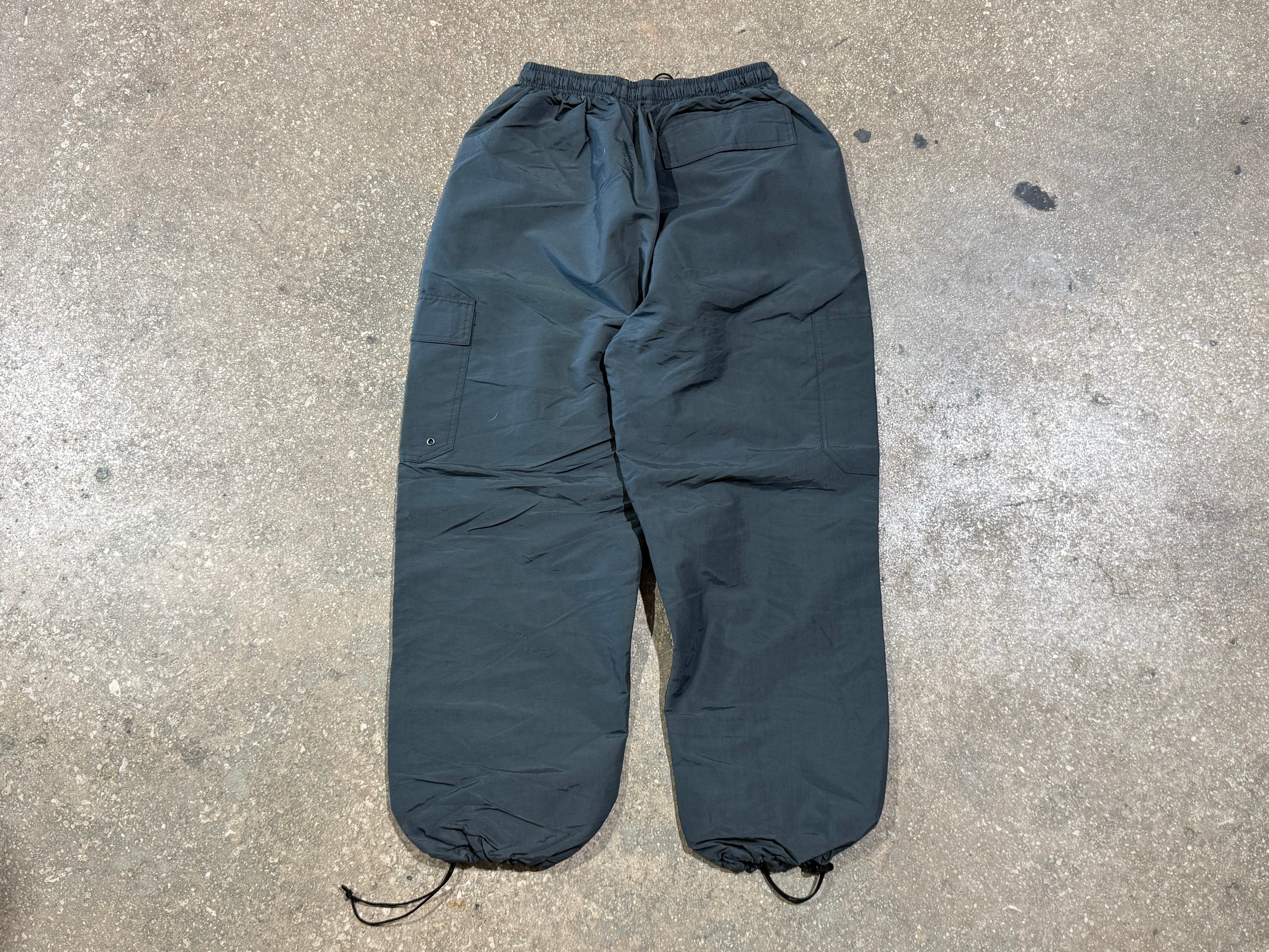 USED 00s Stussy Track Pants - Grey Size XL