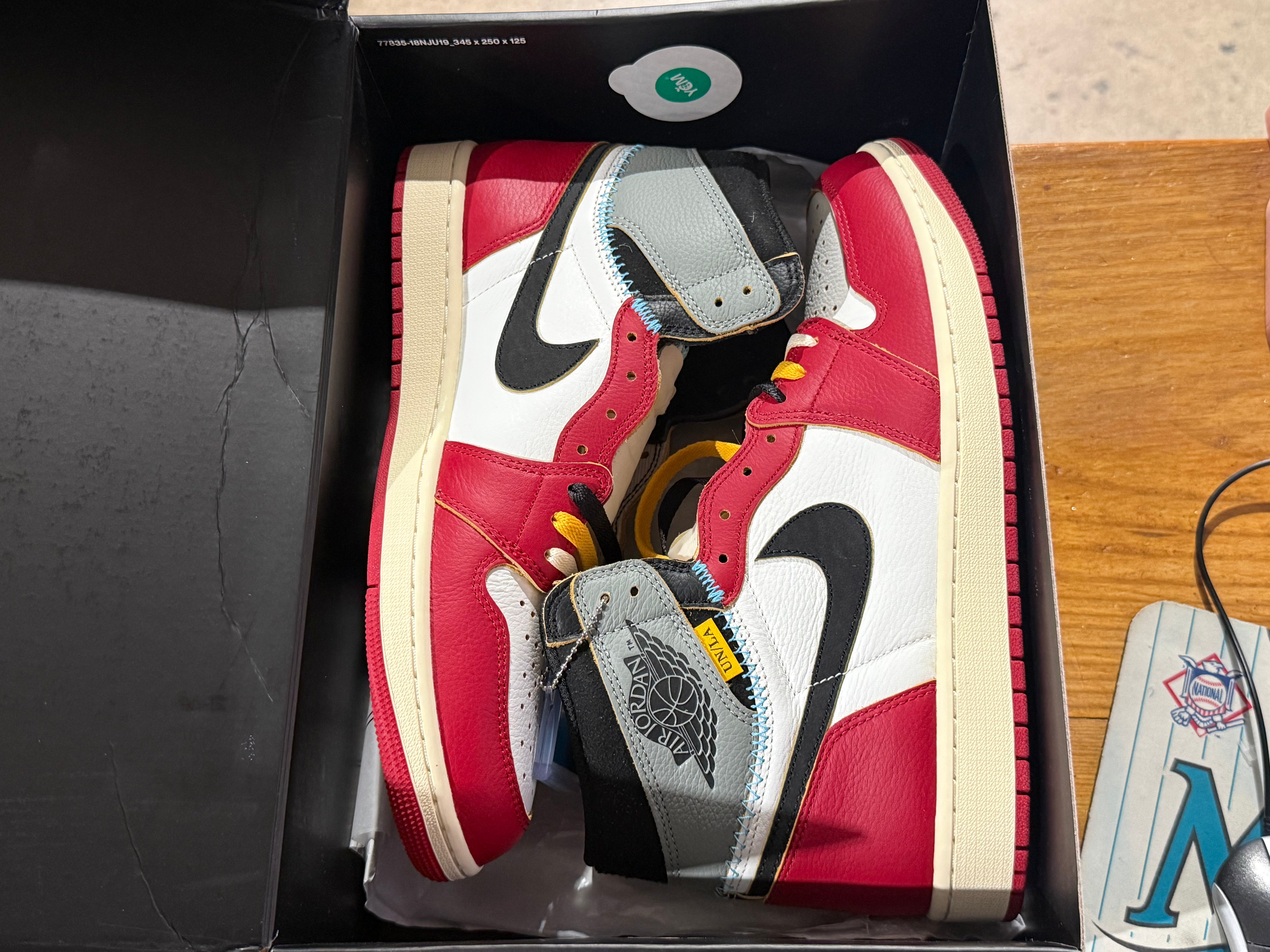 Air Jordan 1 Retro High OG SP - Union LA/Chicago Shadow Size 12