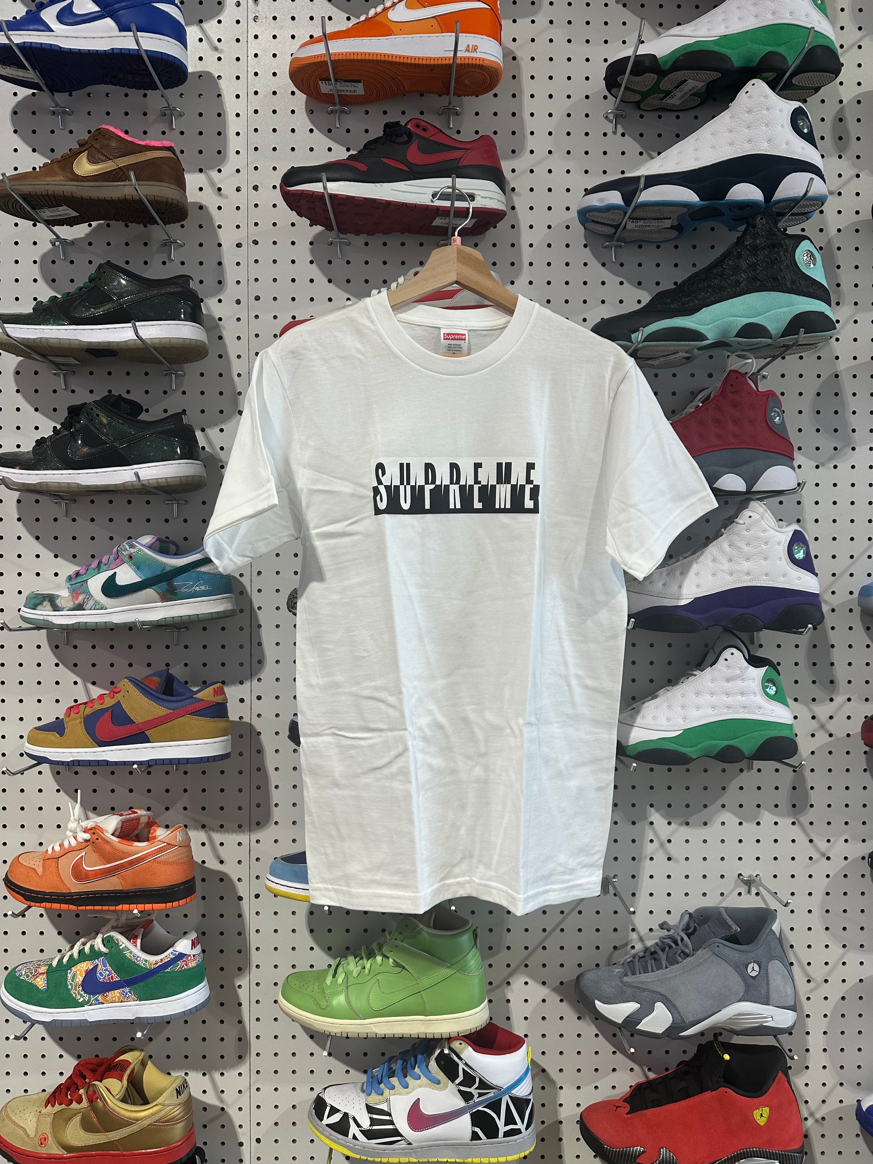 NEW Supreme Split Logo/Predator Tee - White Size XXL