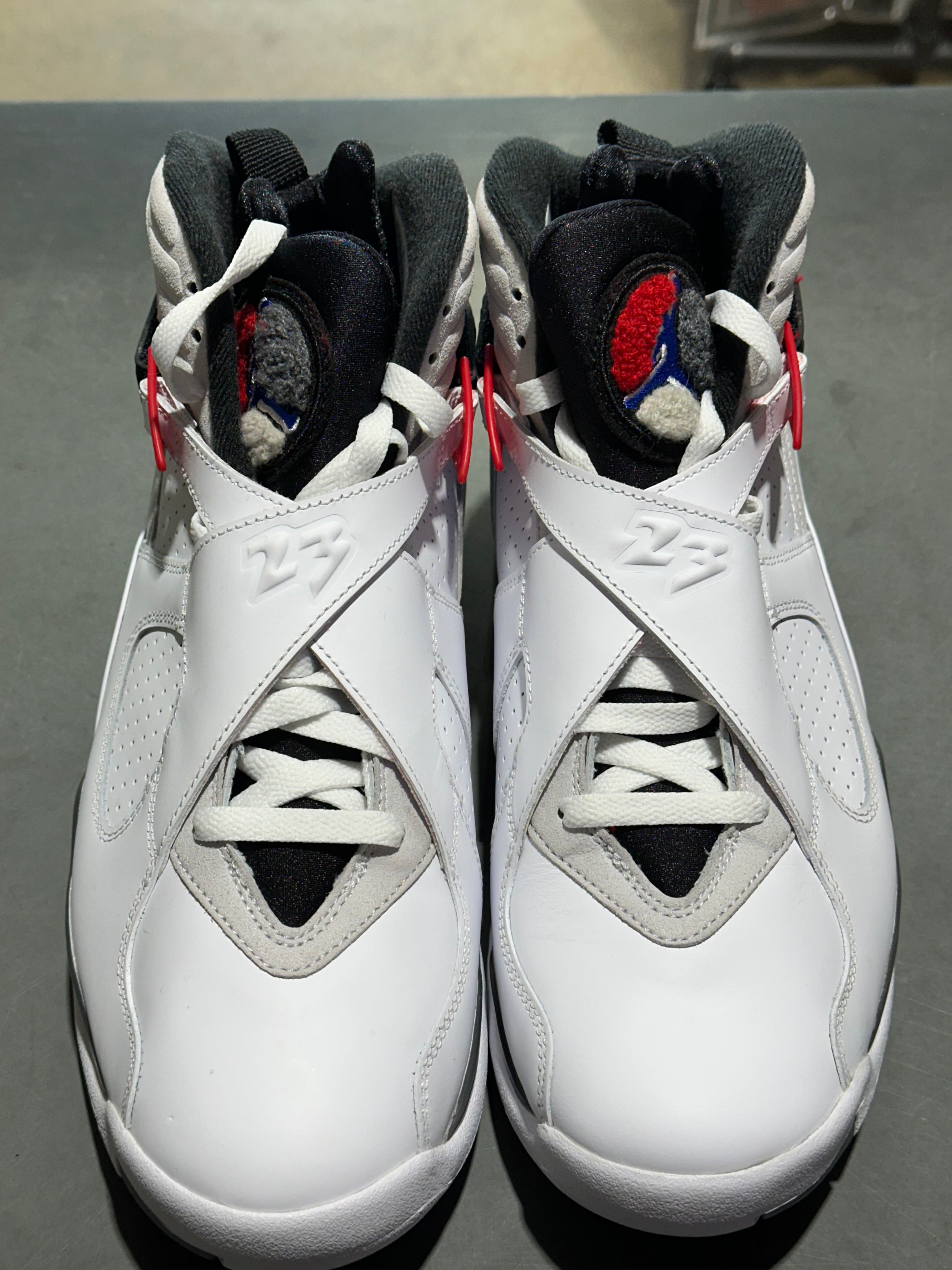 Air Jordan 8 Retro - White True Red 2025 Size 10.5