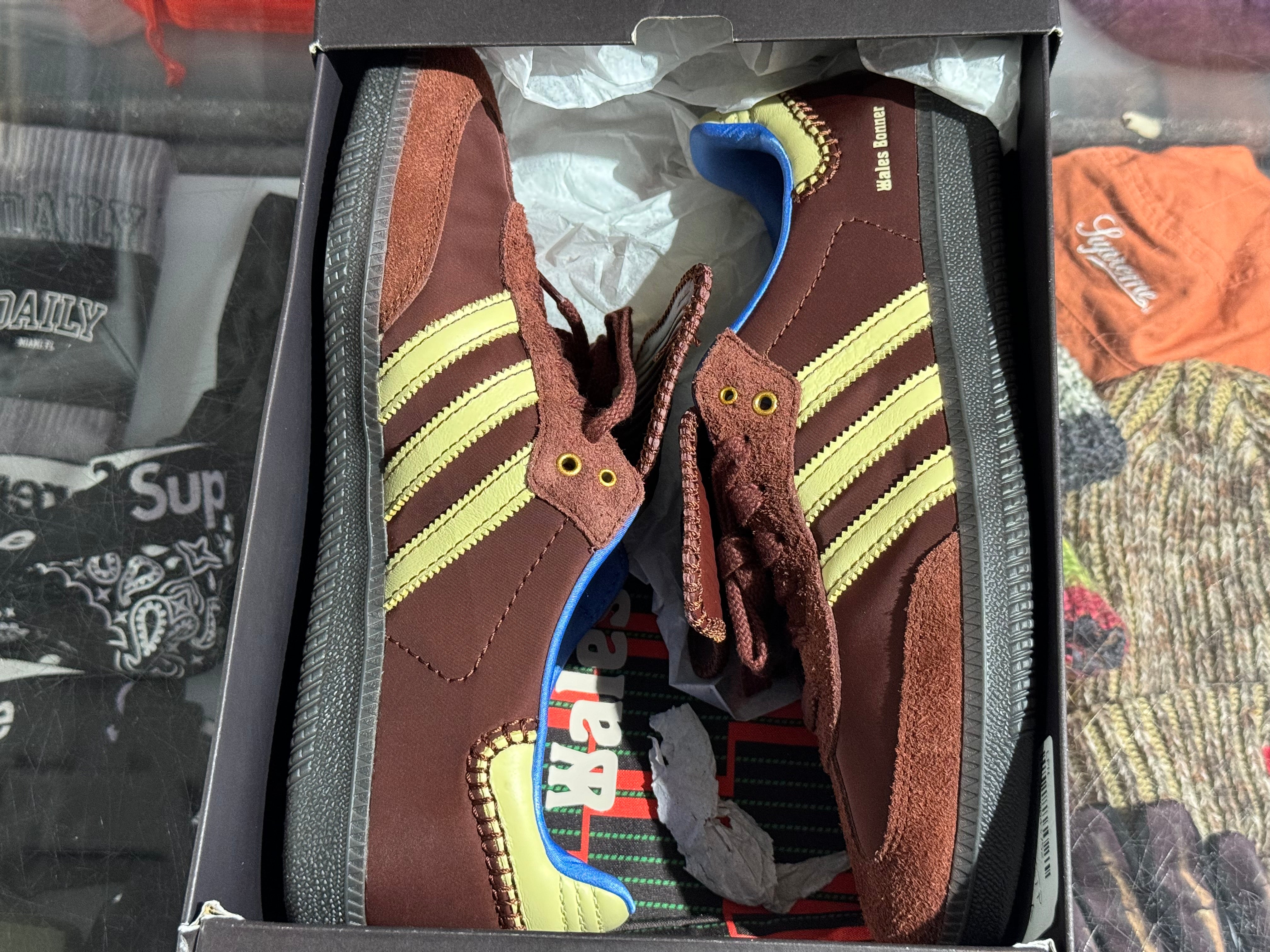 Adidas x Wales Bonner Nylon Samba - Fox Brown Size 11