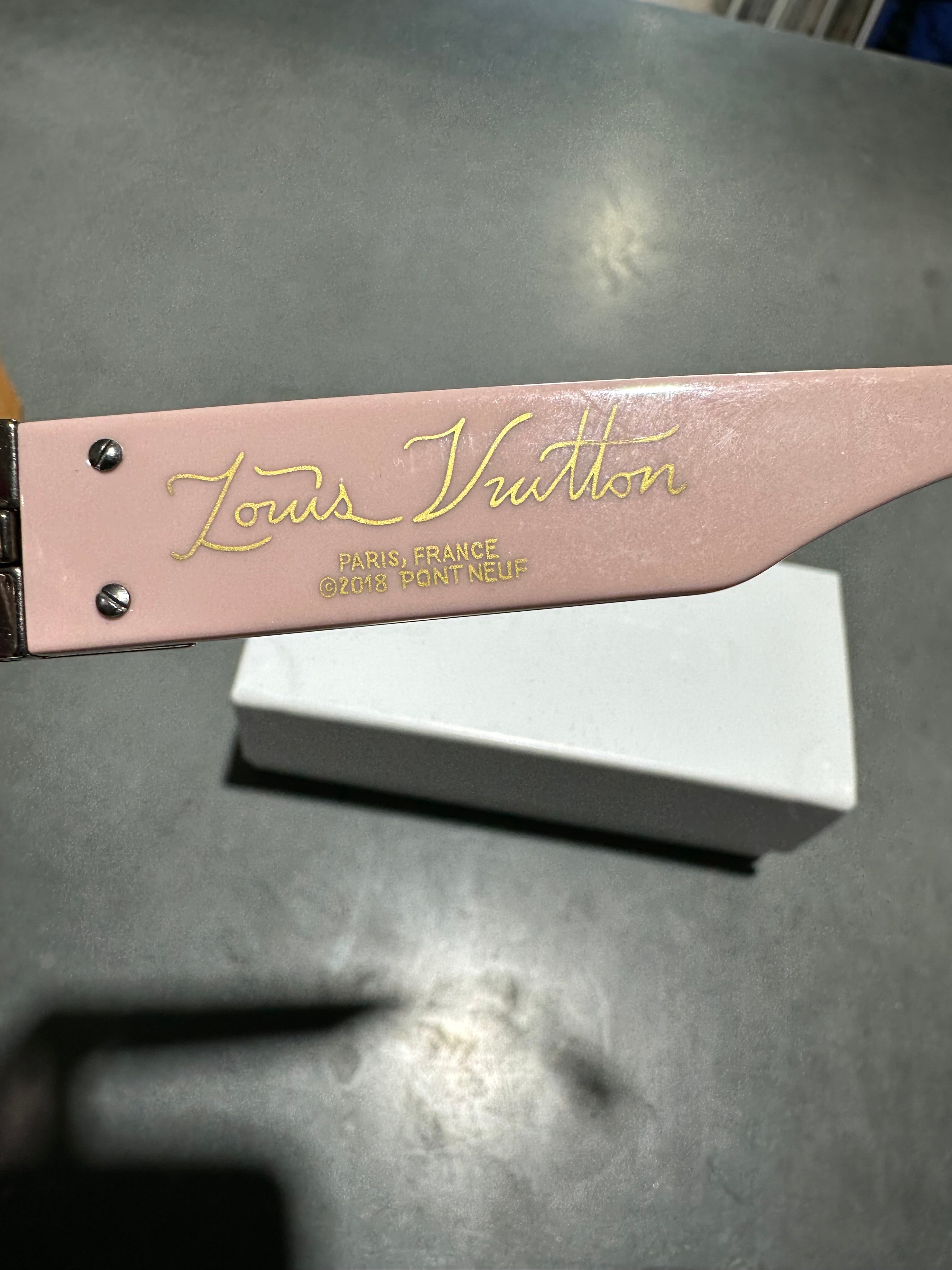 USED Louis Vuitton 1.1 Millionaires Sunglasses - Pale Pink