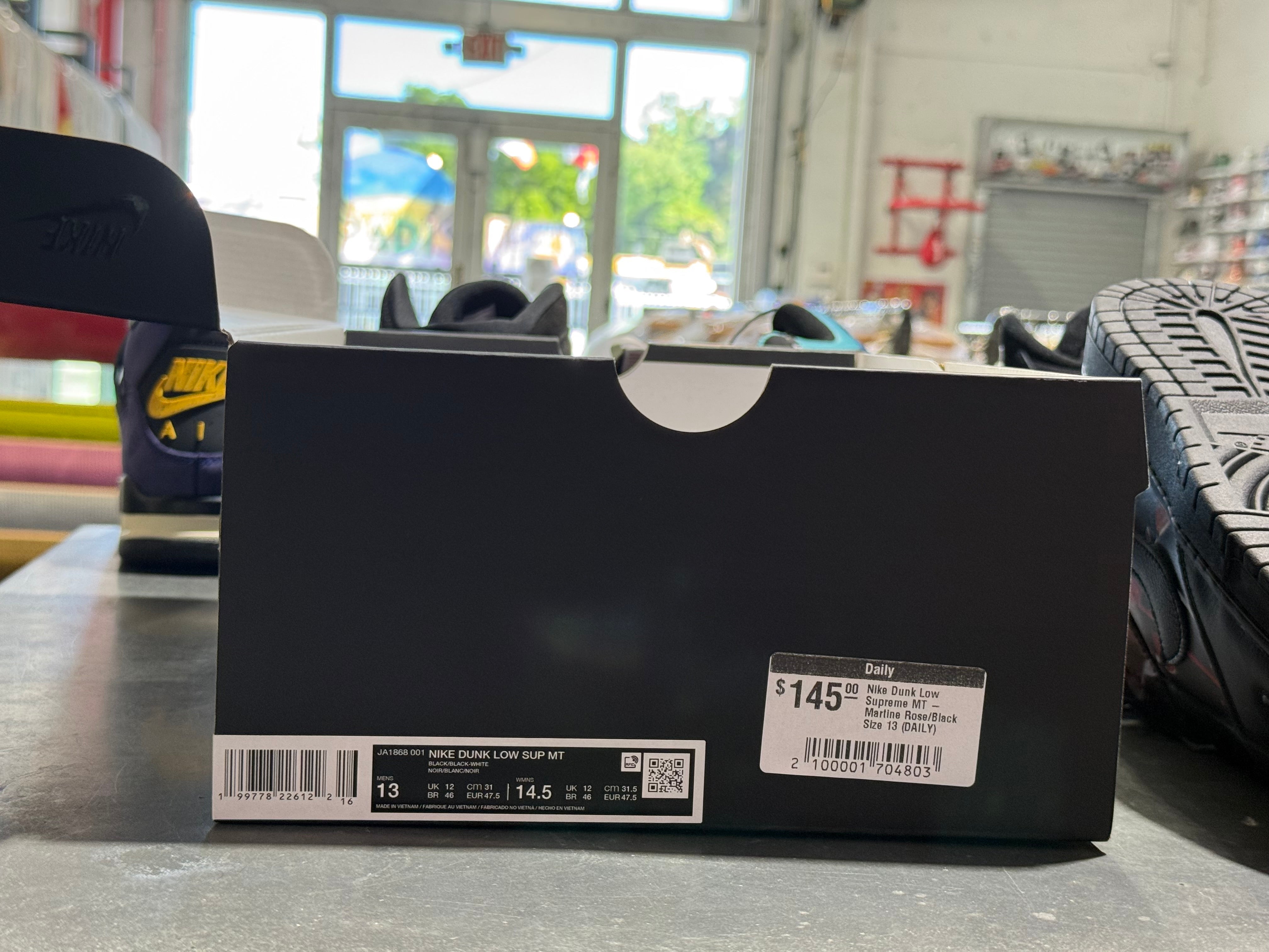 Nike Dunk Low Supreme MT - Martine Rose/Black Size 13
