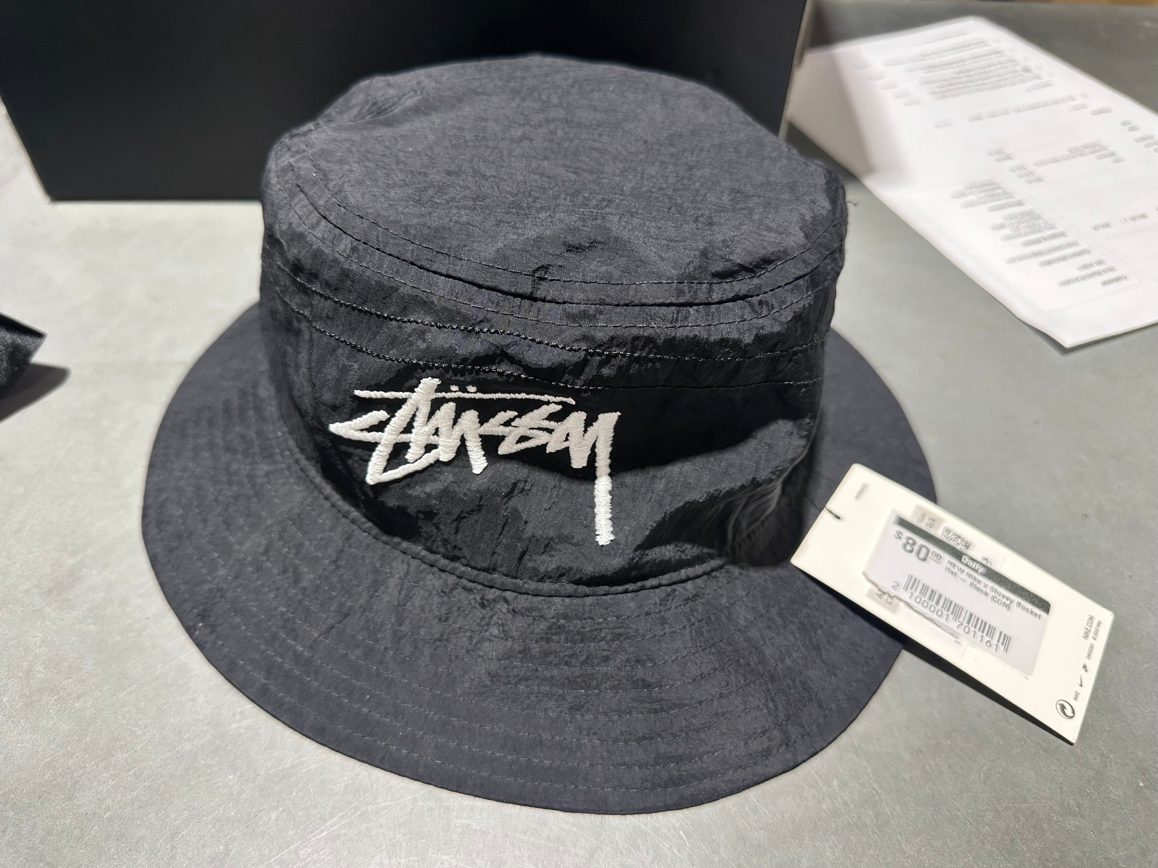 NEW Nike x Stussy Bucket Hat - Black