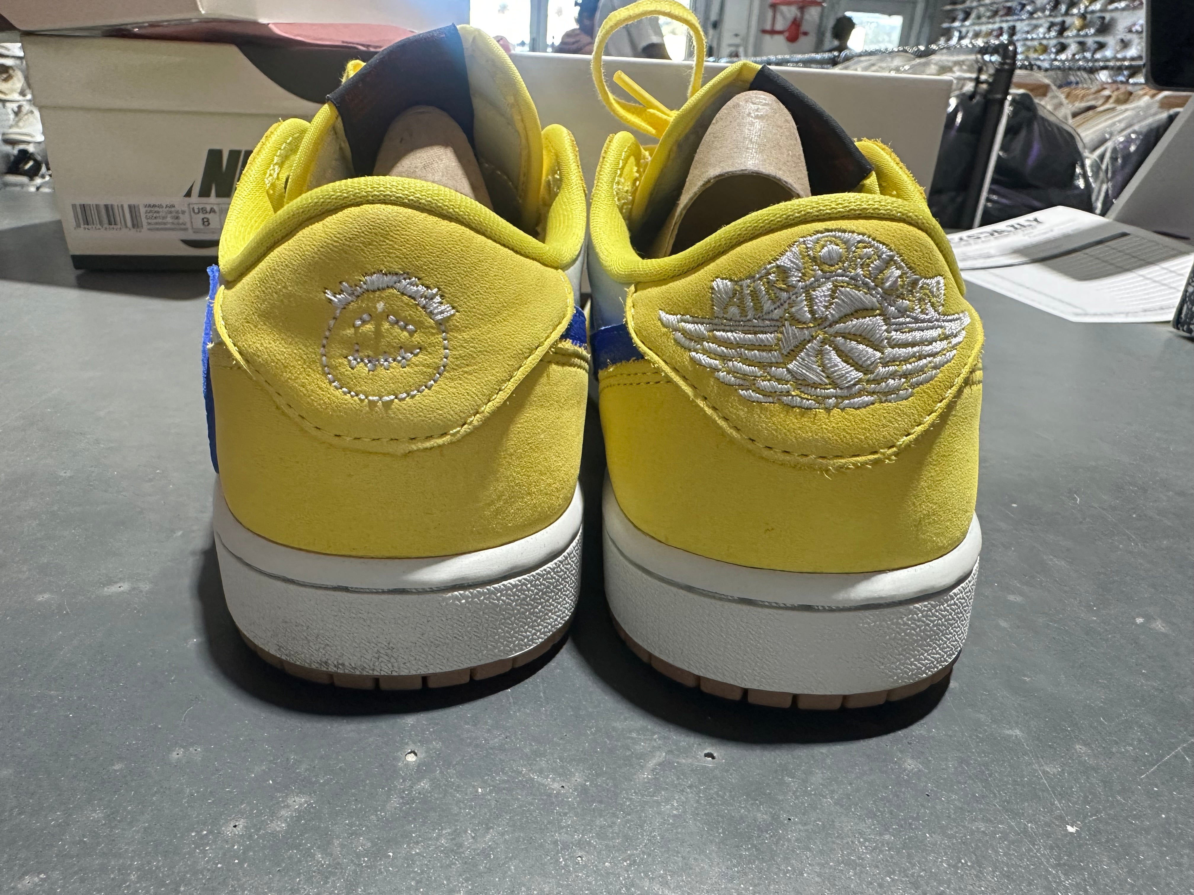 AirJordan 1 Retro Low OG SP - Travis Scott/Canary Size 8.5W/7M