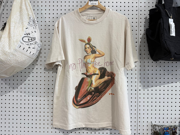 USED Travis Scott Playboy Tee - Cream Size Large