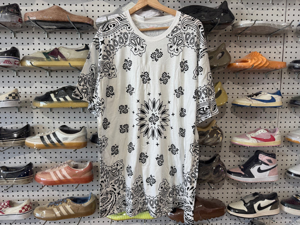 NEW Supreme X Hanes Paisley Tee - White  Size XXL