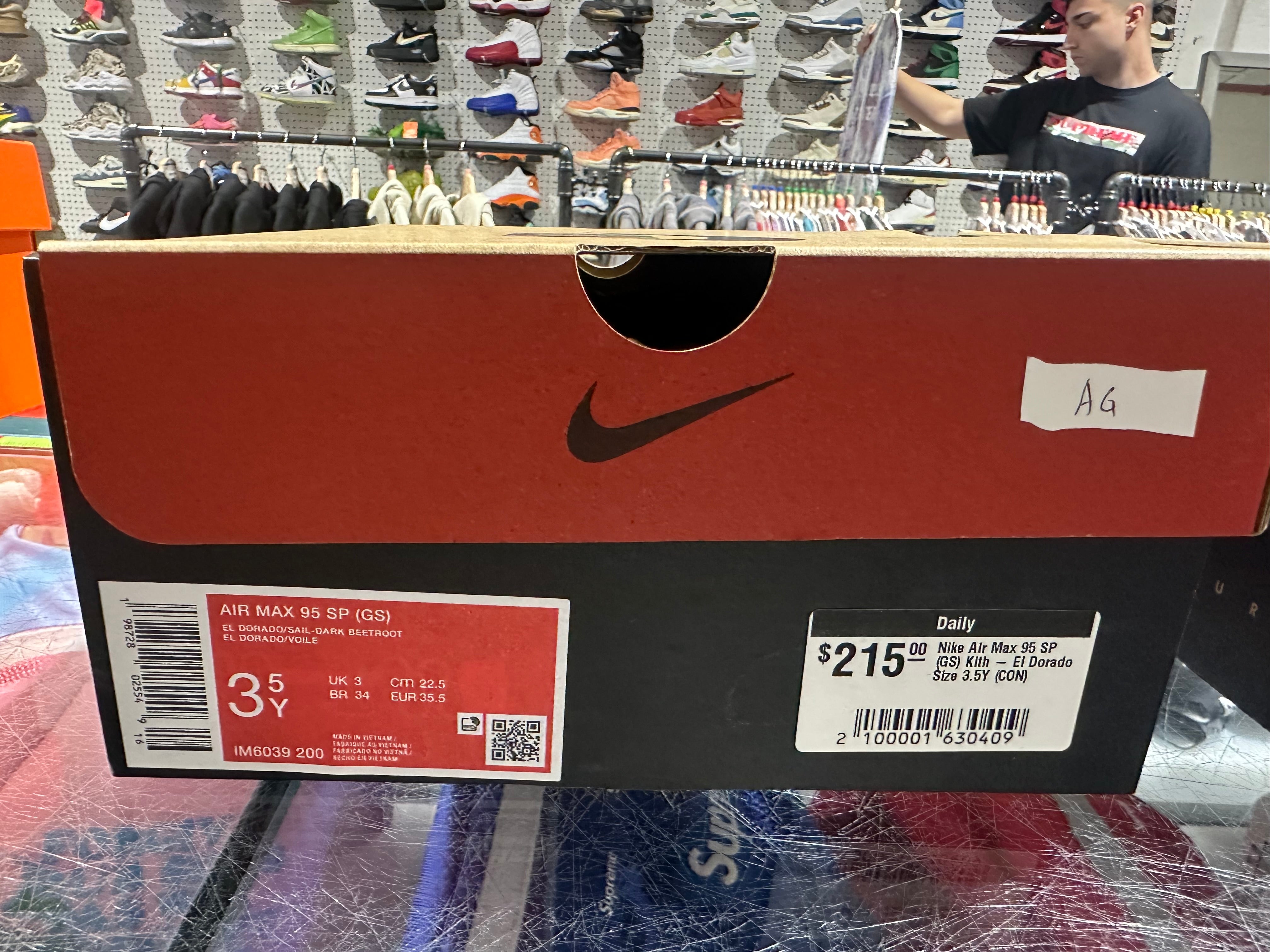 Nike Air Max 95 SP (GS) Kith - El Dorado Size 3.5Y