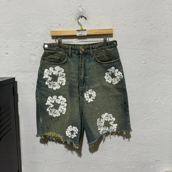 NEW Denim Tears  Wreath Shorts - Dirty Wash