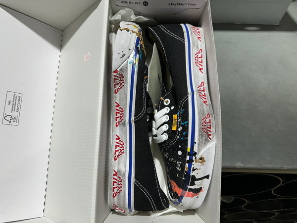 Vans OTW Authentic 44 x Gallery Dept - Black / Paint Splatter Size 8.5