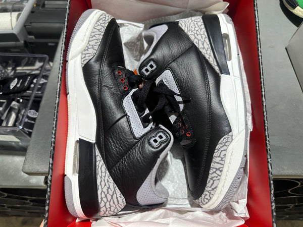 Air Jordan 3 Retro - Black Cement Size 8