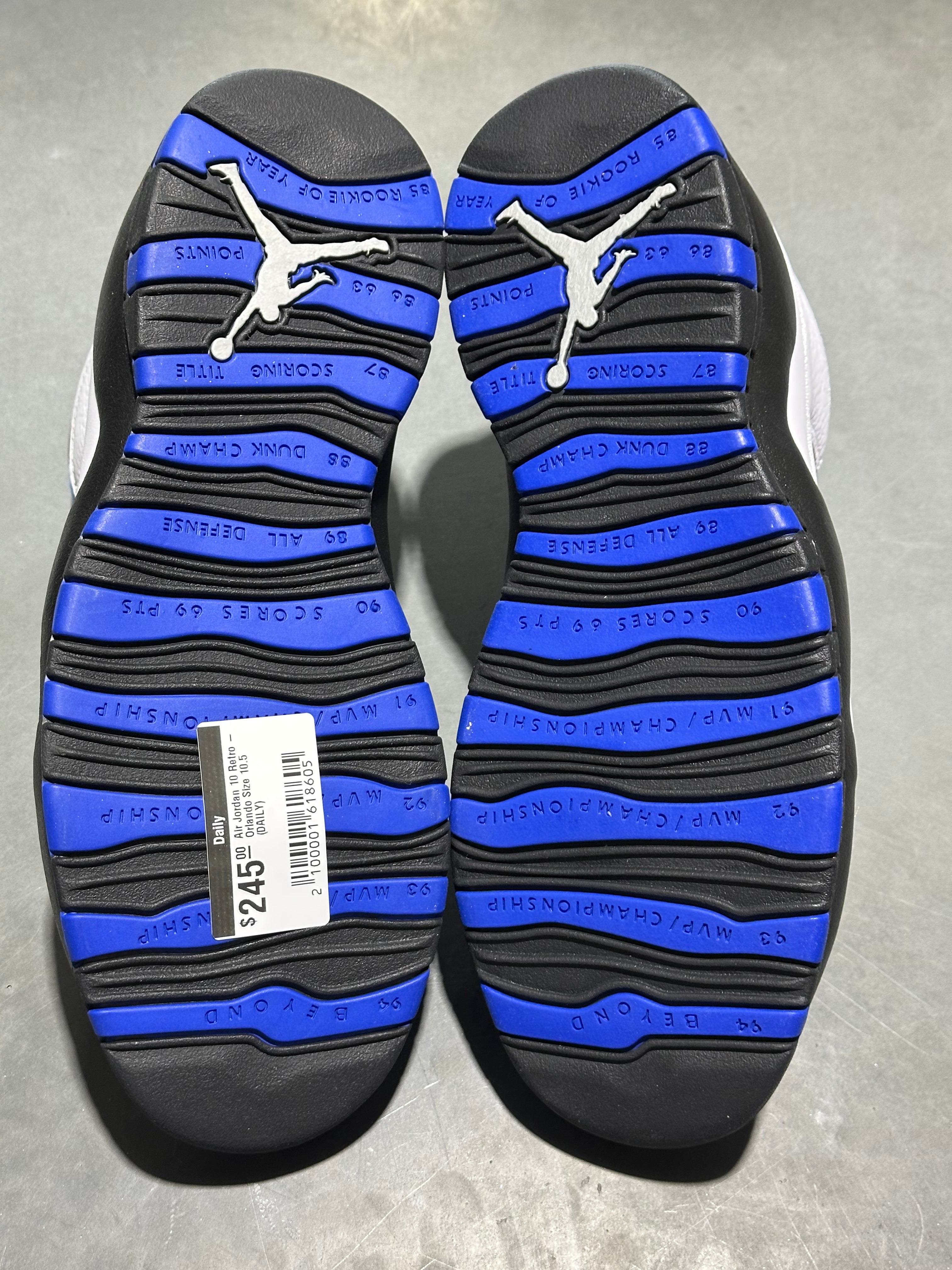 Air Jordan 10 Retro - Orlando Size 10.
