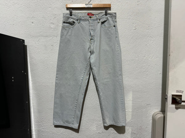 USED Supreme Baggy Denim - Super Light Wash Size 32x28