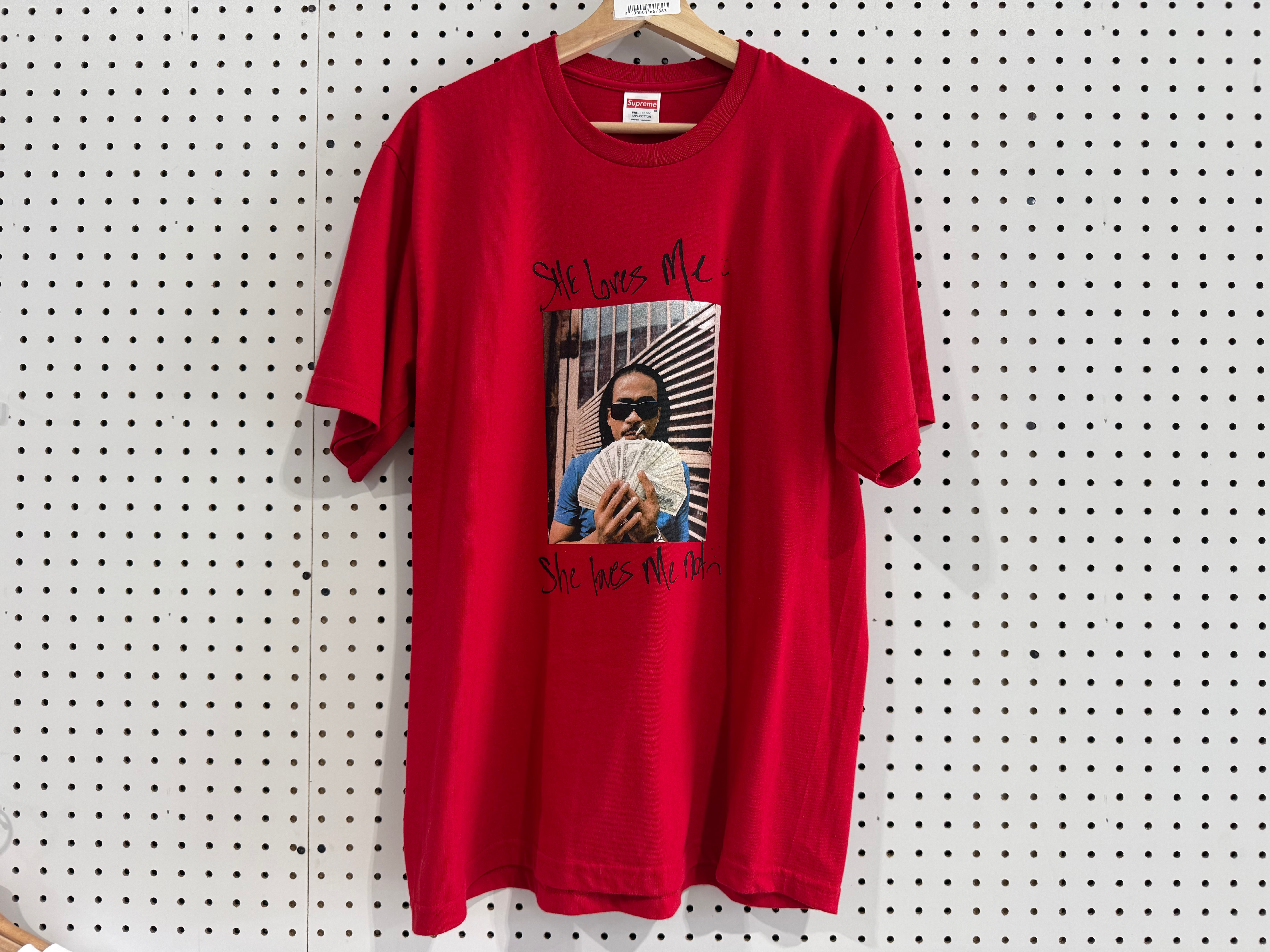 USED Supreme Max B Tee - Red Size Medium