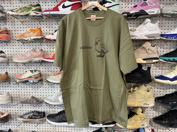 NEW Supreme Duck Tee - Olive Size XXL