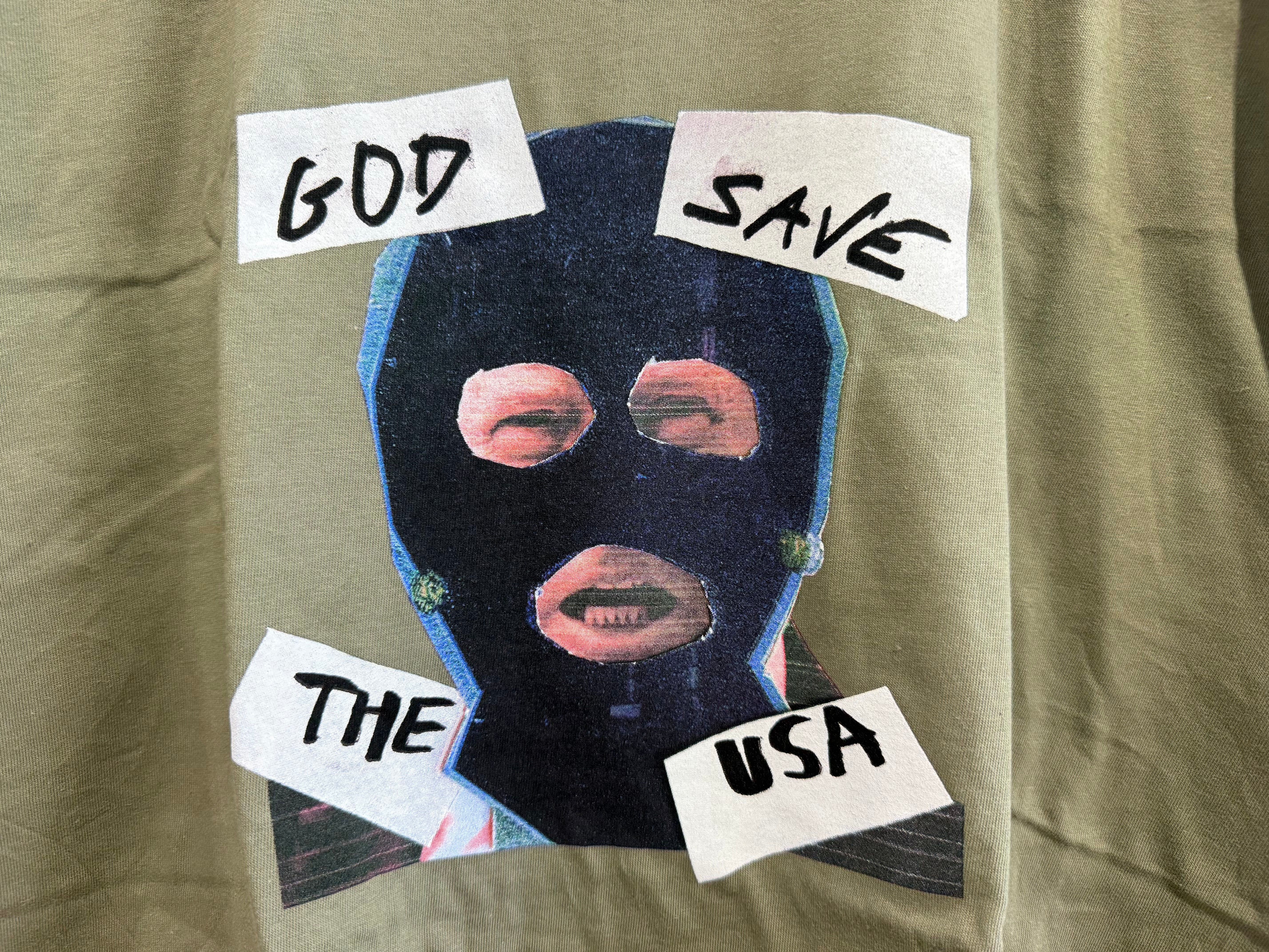 NEW Supreme God Save Us Tee - Olive Size XXL