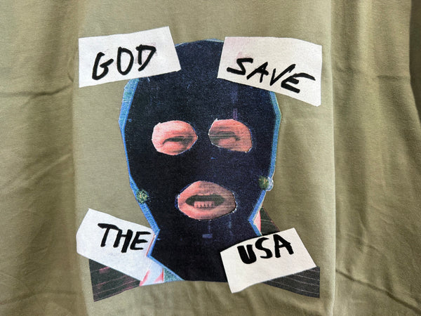 NEW Supreme God Save Us Tee - Olive Size XXL