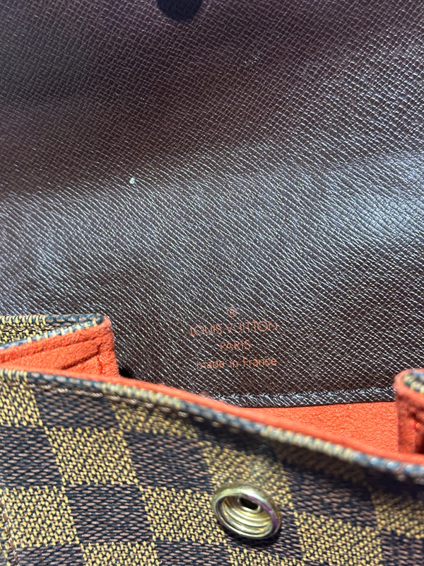 USED Louis Vuitton Damier Ebene Pimlico Small Crossbody Bag - Brown