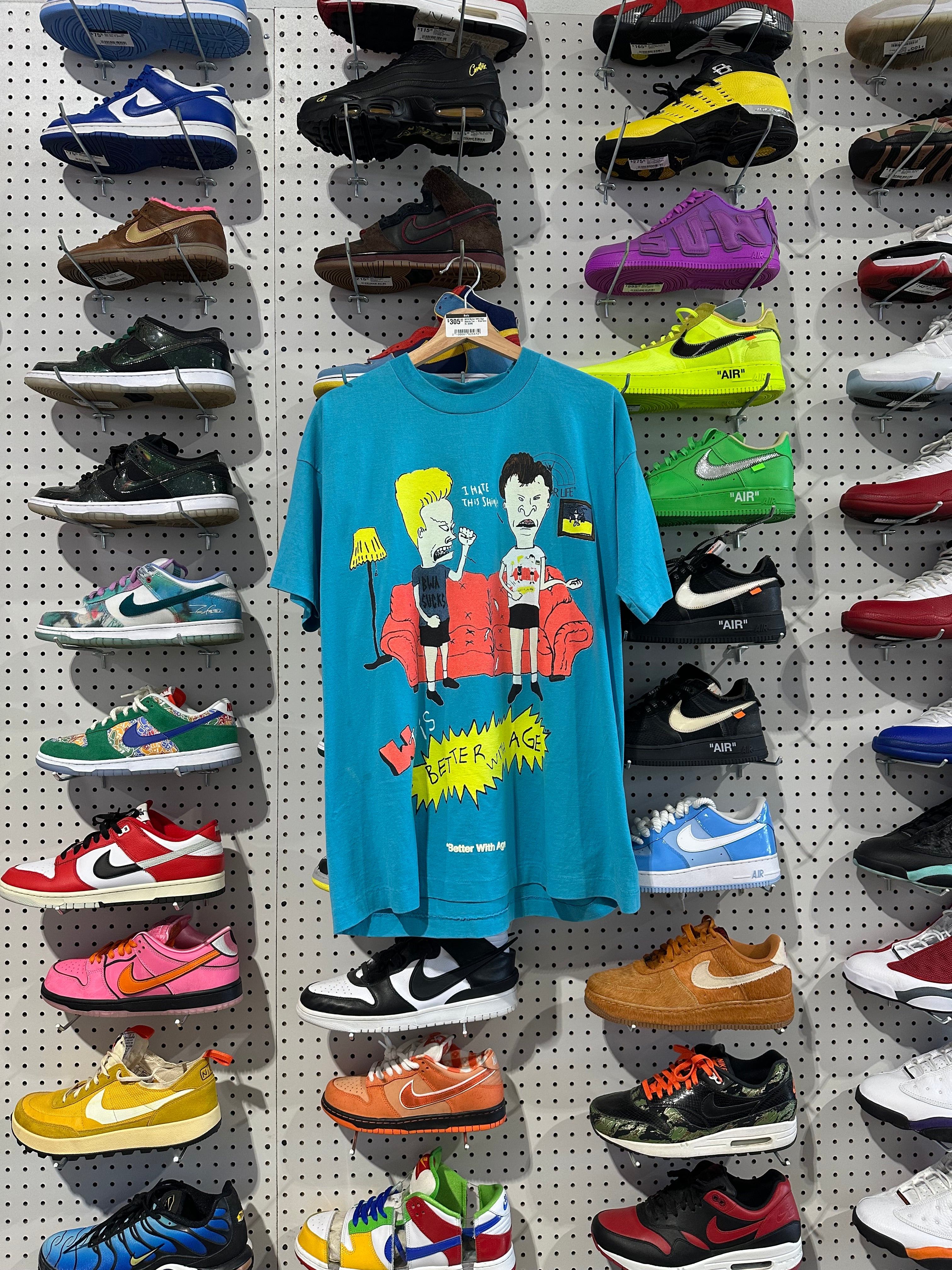 NEW Better With Age Beavis Tee - Blue Size XL