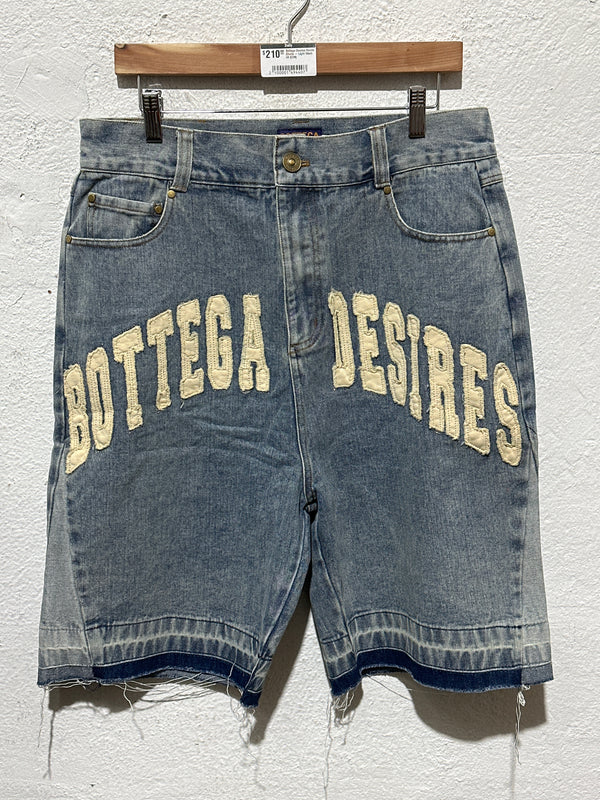 Bottega Desires Denim Shorts - Light Wash