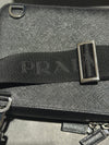 USED Prada Brique Zaffiamo Leather Bag - Black