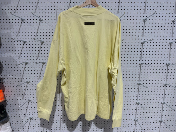 NEW FOG Essentials Longsleeve Tee - Yellow Size XXL