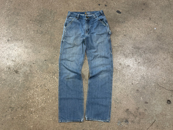 USED Distressed Carhartt Denim - Blue Size 32x34