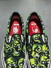 Vans x Supreme Skull Pile Slip On - Black/Green Size 9