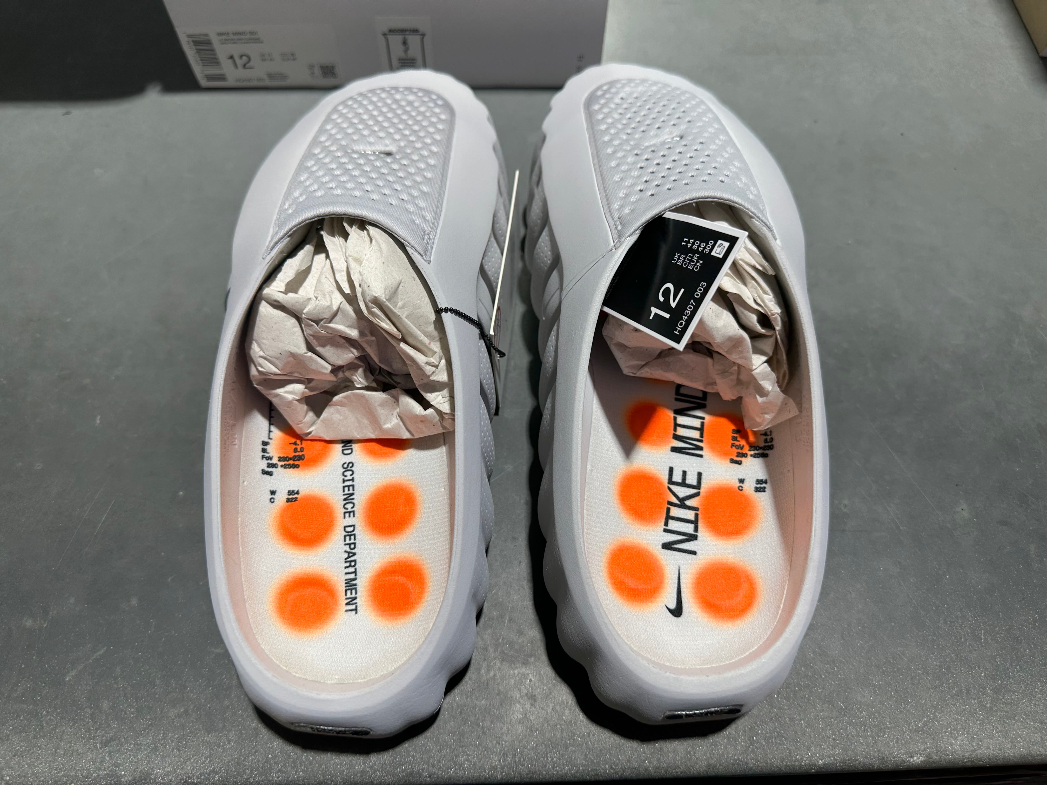 Nike Mind 001 Slide - Light Smoke Grey Size 12