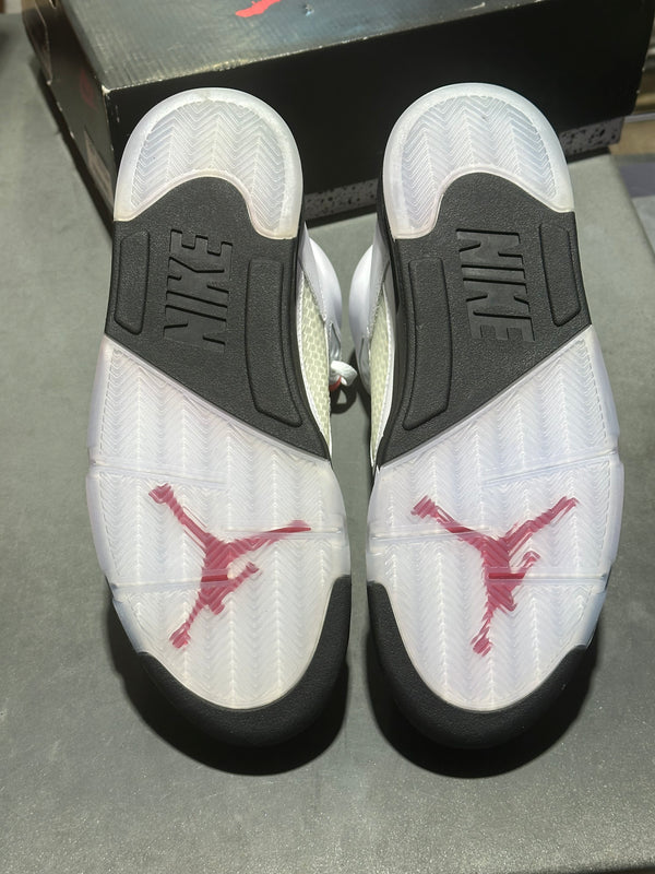 Air Jordan 5 Retro - Fire Red Silver Tongue 2020 Size 10